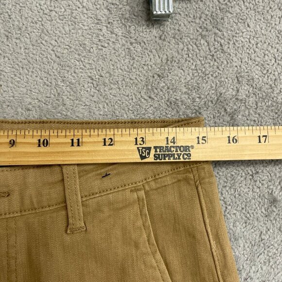 NEW Ella Moss Women's 6 Wide Leg Crop High-Rise Pants Brown Cotton G1471 - Picture 7 of 11